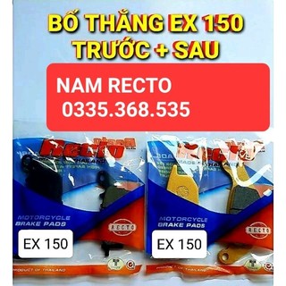 Bố thắng đĩa trước + sau exciter 150 recto made in thailan chính hãng ///