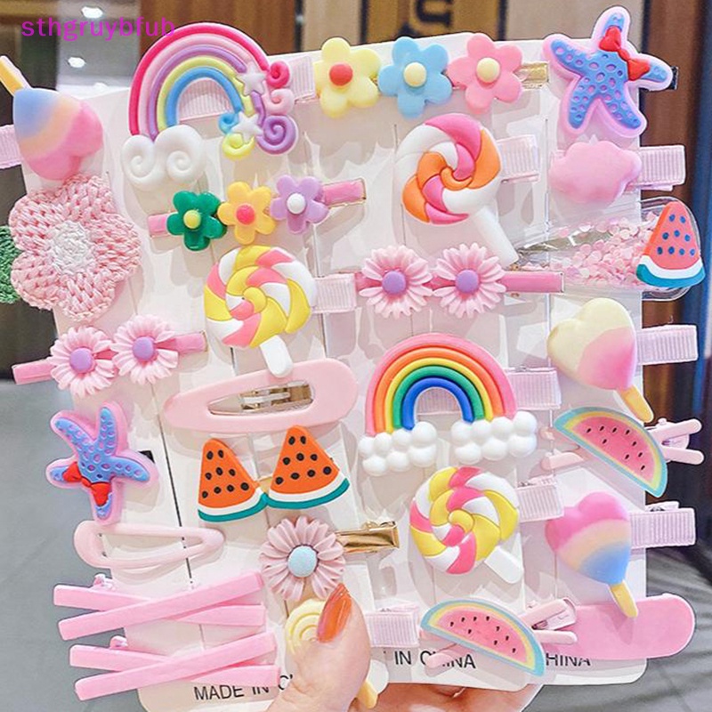 Set 14 Kẹp Tóc Hình Thỏ Dễ Thương Cho Bé vn