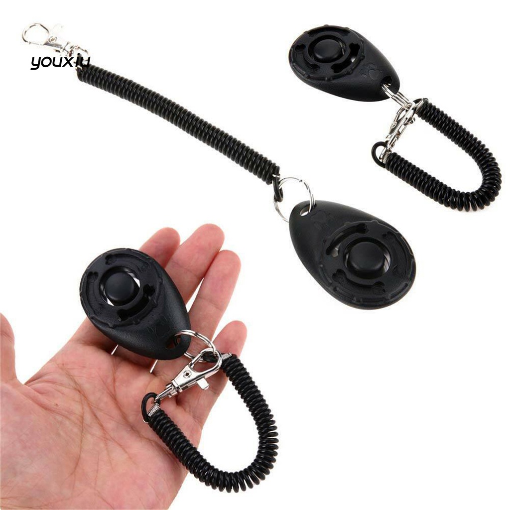 Yfp pet trainer hình bầu dục đàn hồi abs huấn luyện chó clicker cho ngoài trời
