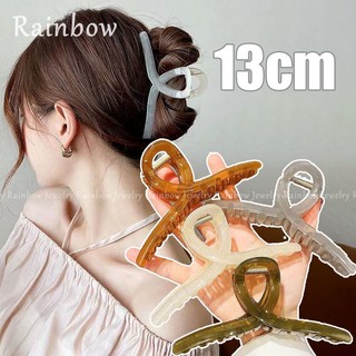 Jelly color 13cm hair clip new women's dish hair shark clip multi-hair volume hair phụ kiện