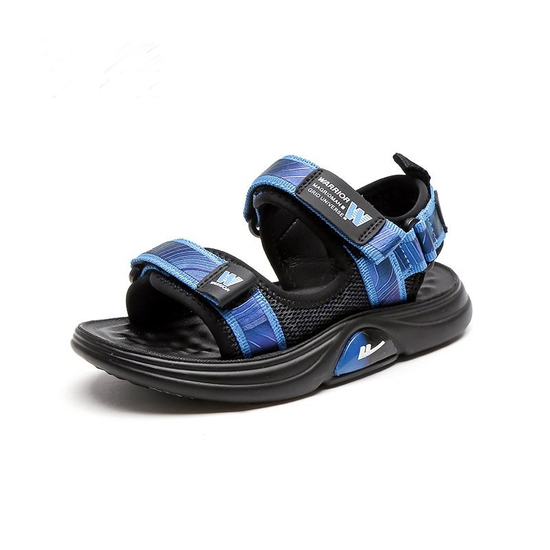 SANDAL CHO BÉ TRAI ĐI HỌC HIỆU WARRIOR MẪU 0563 XANH