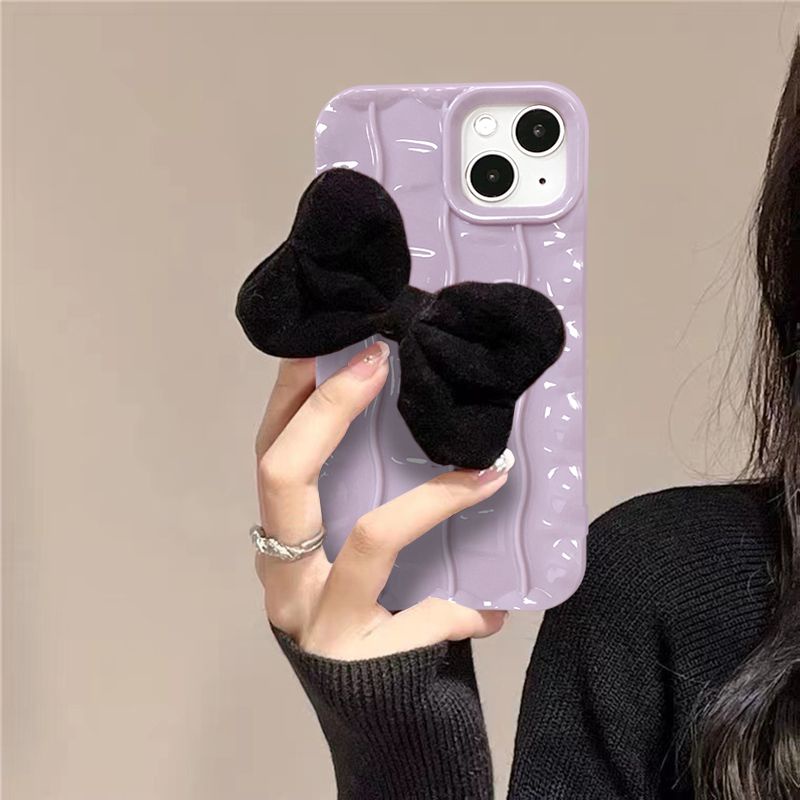 Ốp lưng màu tím khoai môn thơm iphone 14plus 13promax apple xs / 13 autumn / winter xr / 8p soft 6s phone case 11 12 phone protection case