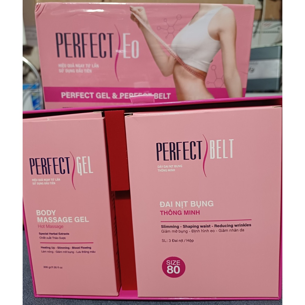 Perfect Eo Combo: Gel và đai nịt bụng - Giảm cân hiệu quả từ lần đầu tiên