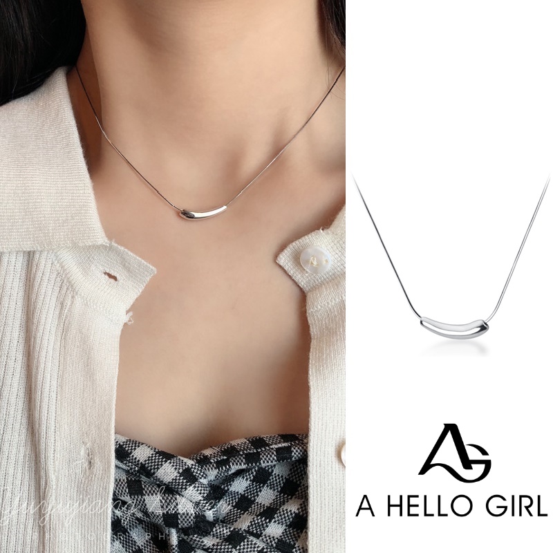 Ahellogirl Dây chuyền mặt độc đáo thời trang xinh xắn cho nữ