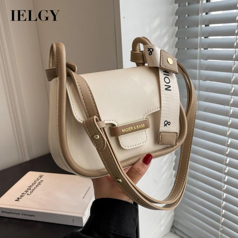 Túi Đeo Vai Hình Vuông Cỡ Nhỏ Màu Sắc Tương Phản Chất Lượng Cao Phong Cách retro