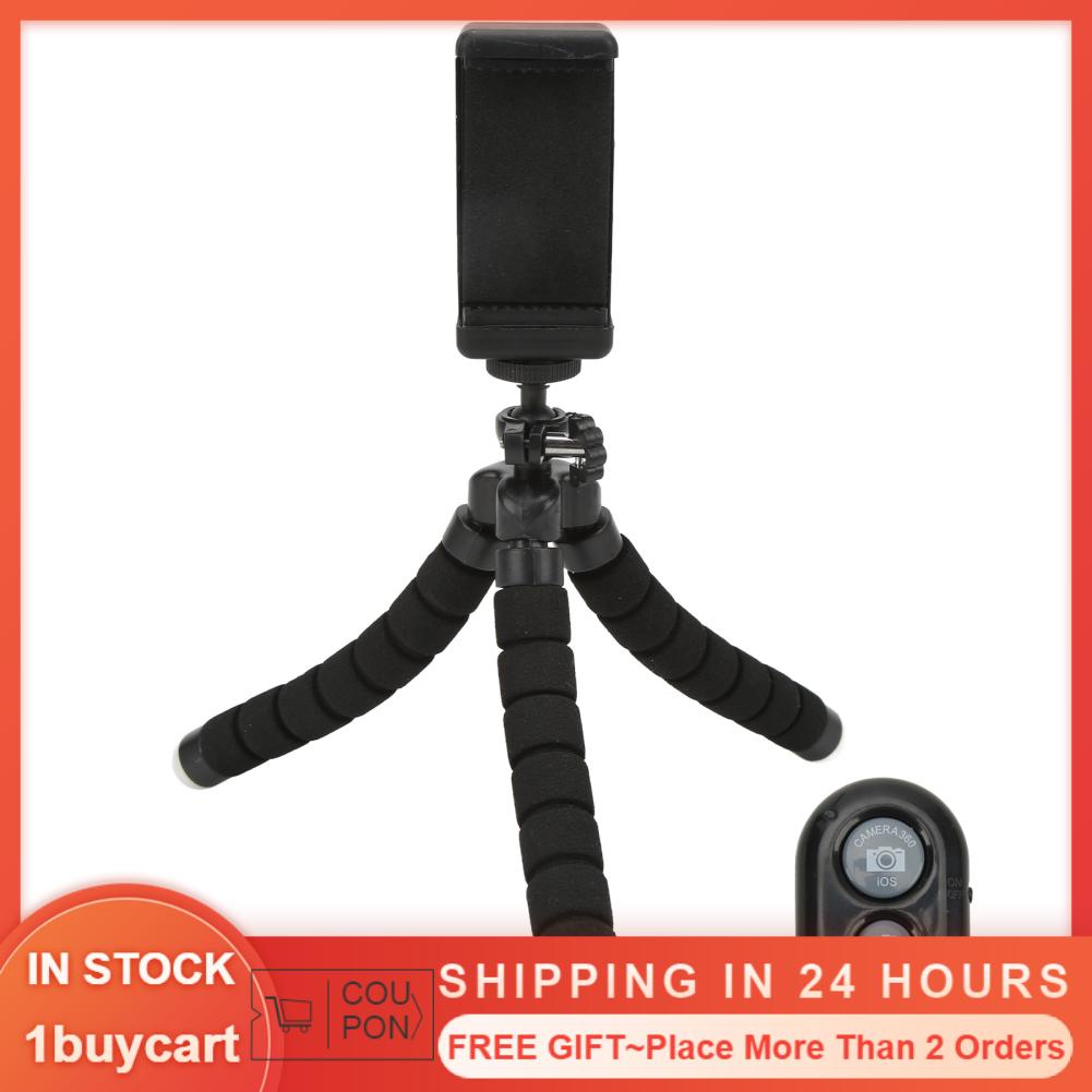1buycart1 Selfie Stick Tripod With  Control Phone Clip Built In