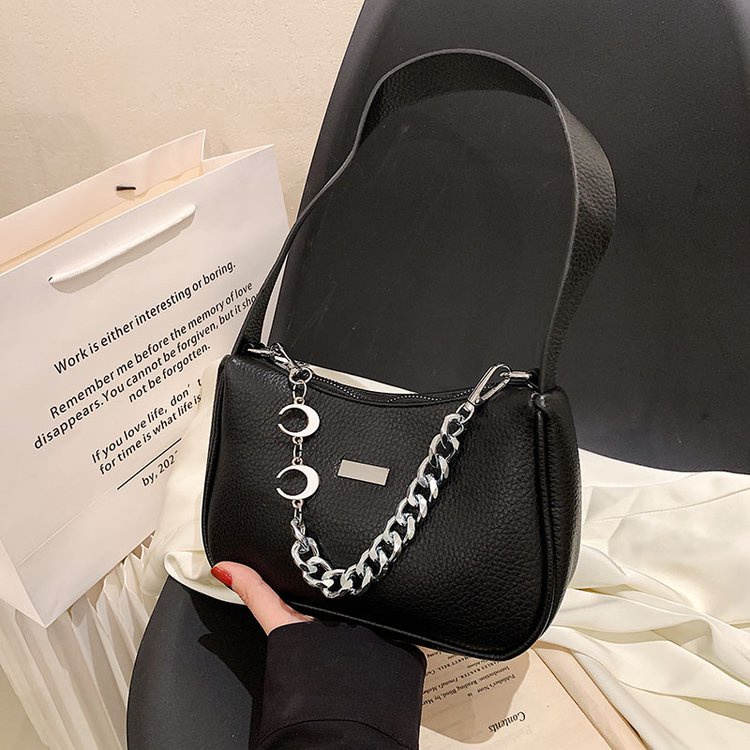 Túi Xách Đeo Vai Phối Dây Xích Thời Trang Pháp Cao Cấp Cho Nữ