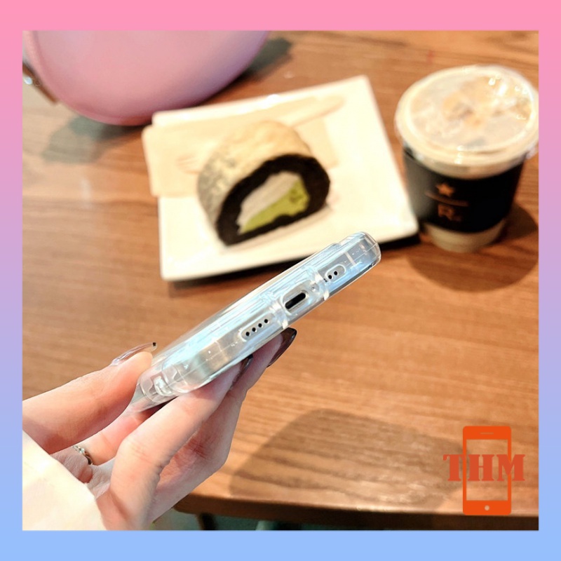 ốp lưng iphone xà phòng thỏ trắng túi, vỏ mềm trong suốt giảm chấn Cho Iphone 6 / 6S / 6splus / se / 7 / 7plus / 8 / 8plus / X / xs / xsmax / 11 / 12 / 13 / 14 / Plus / pro / pro max-408