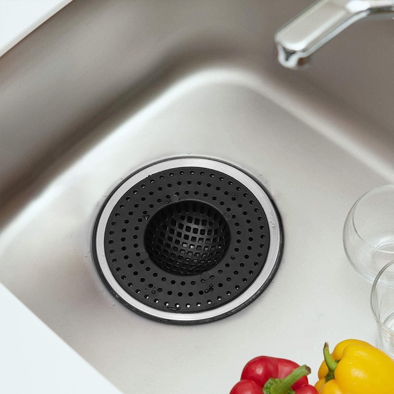Nắp Đậy Cống Thoát Nước Bồn Rửa Chén / Nhà Tắm Bằng Cao Su Silicone PP Mềm Chống Tắc Nghẽn