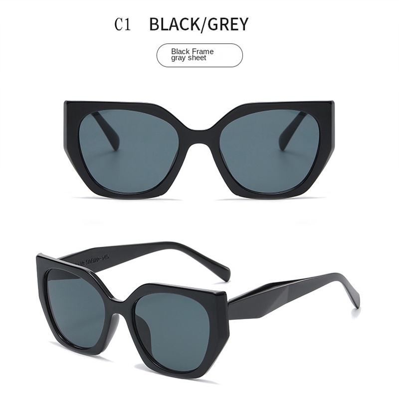 Kính Mát Mắt Mèo Tròng Lớn Chống Tia UV Thời Trang Hàn Quốc Cho Nữ