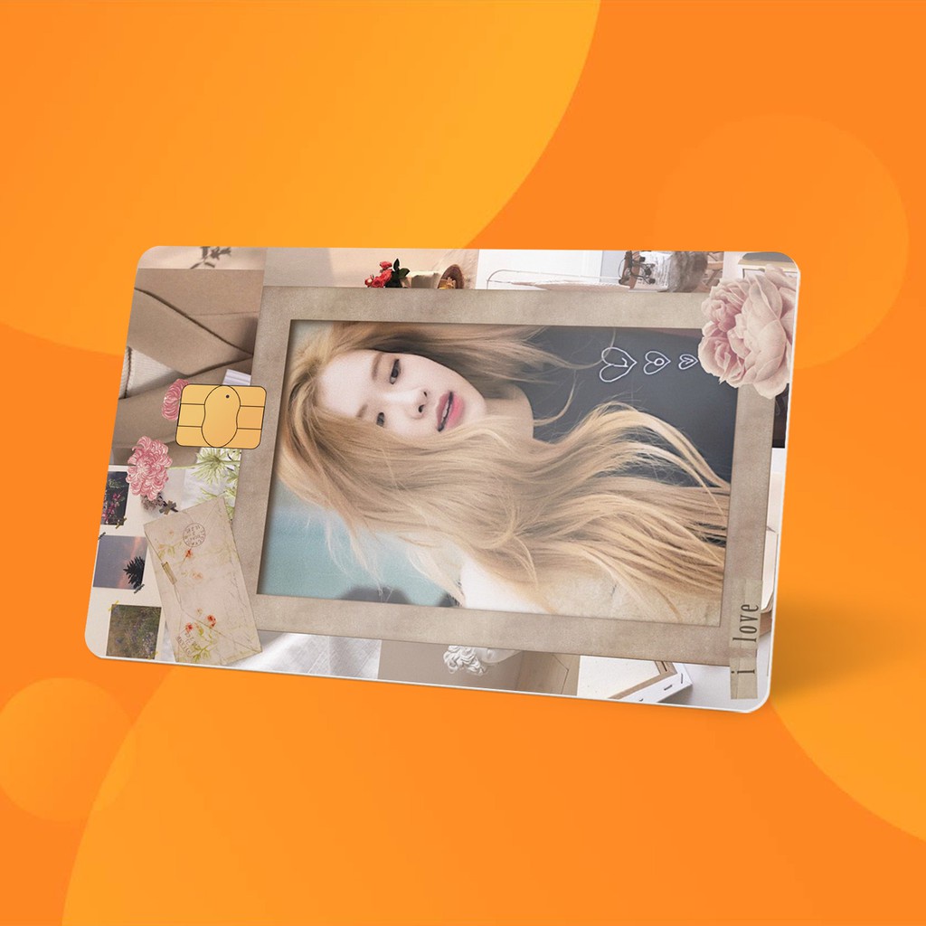 Miếng Dán Thẻ Card ROSE BLACK PINK | SKIN ATM, Thẻ Chung Cư Trang Trí - Chất Liệu Decal Vinyl Chống Nước