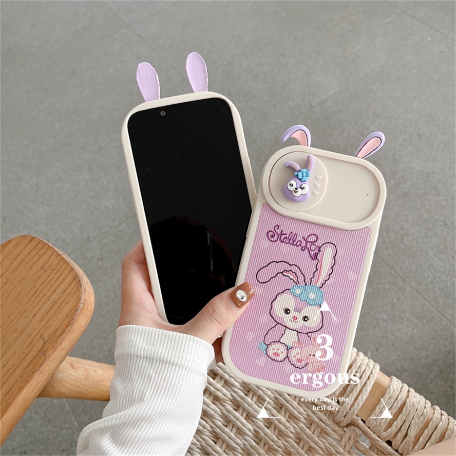 Ốp Điện Thoại TPU Mềm Trang Trí Búp Bê Hoạt Hình 3D Cho IPhone 14 13 12 11 Pro Max