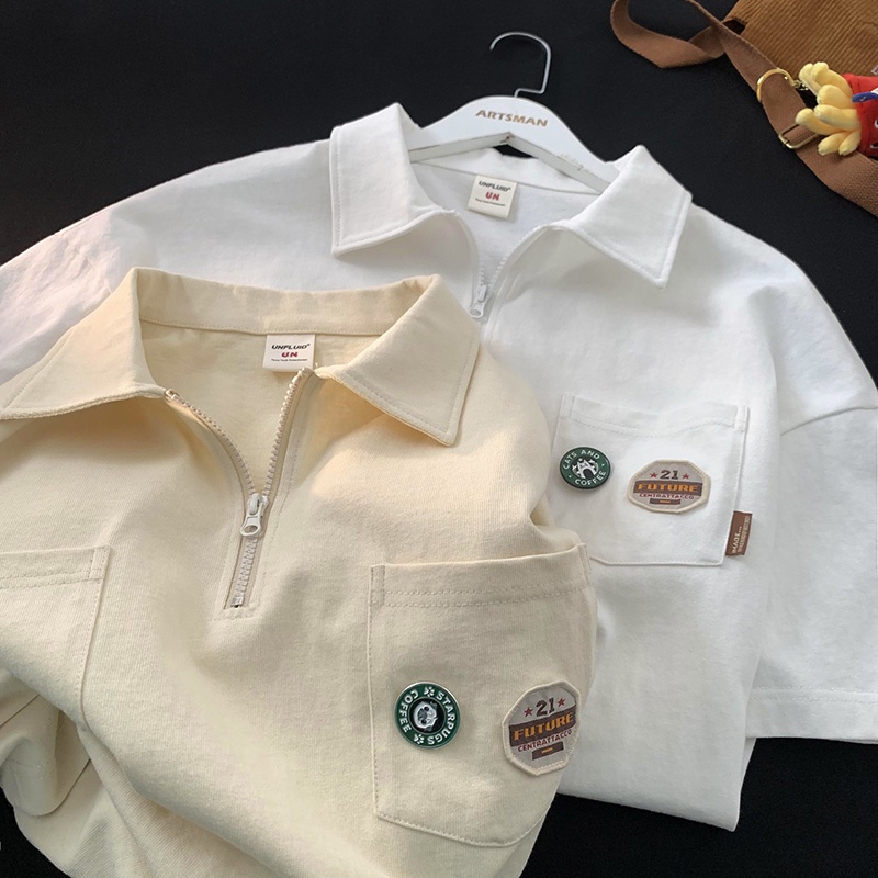 Áo Sơ Mi Tay Ngắn Màu Trơn Phong Cách Nhật Bản Thời Trang Mùa Hè 2023 Cho Nam
