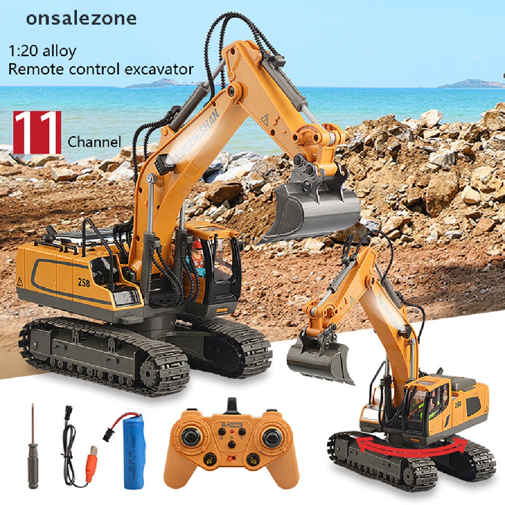 Mô Hình Máy Xúc Điều Khiển Từ Xa 5 / 6 / 11 Kênh 1: 20