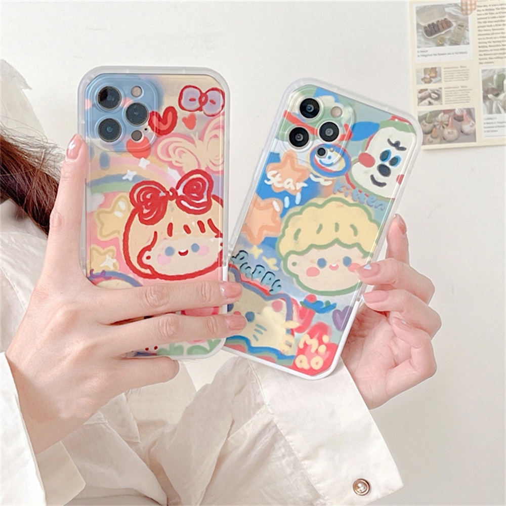 Ốp Điện Thoại Mềm In Hoạt Hình Cho OPPO A17 A57 2022 A15 A16 A16K A54 A53 A12 A5S A7 A3S A31 A52 A59 A83 A92 A37 F9 A1K