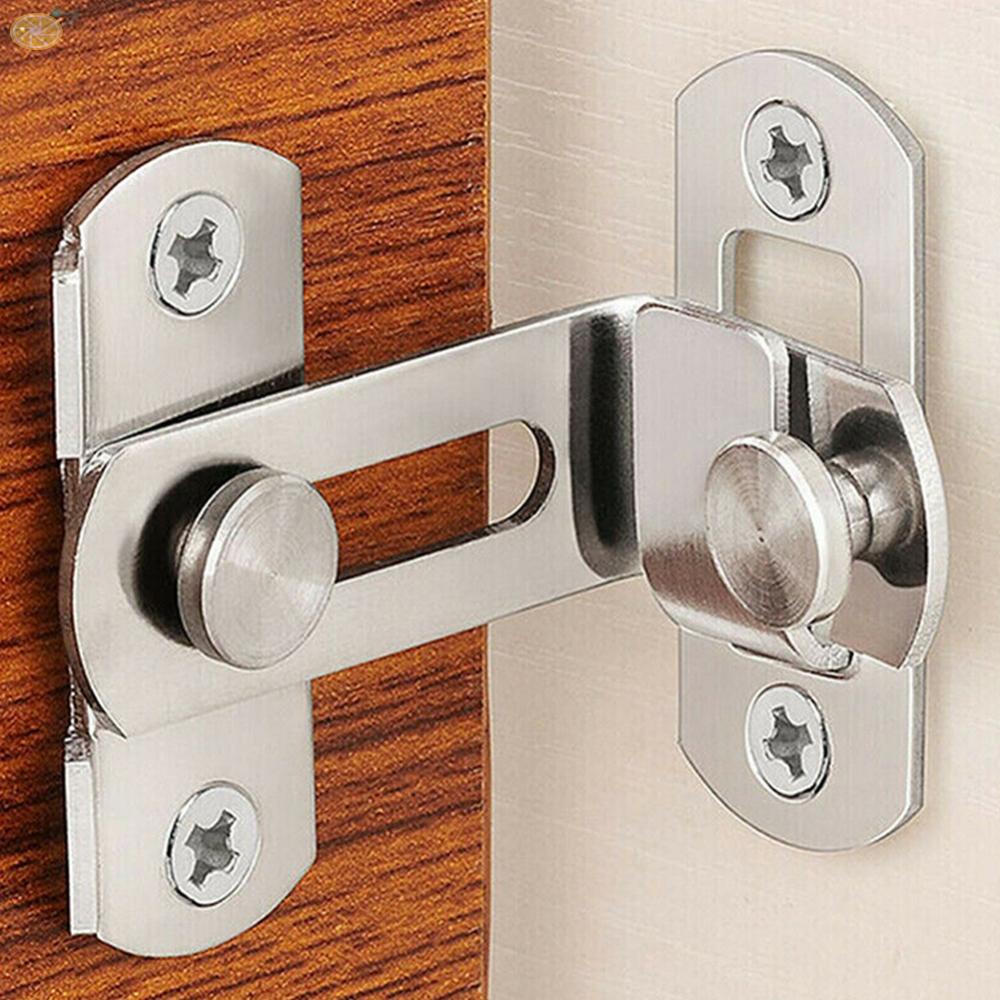 【VARSTR】Door Bolt Stainless Steel Wide Applications Easy To Assemble For On Sliding Door