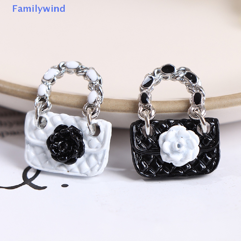 Set 2 Túi Xách Da Thời Trang Cho Nhà Búp Bê 1: 6 1: 12