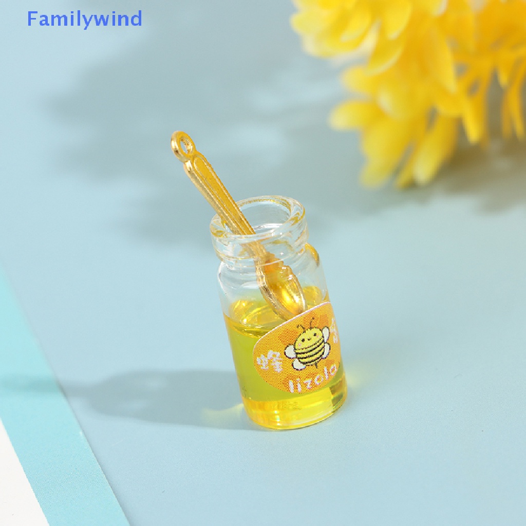 1 Bộ Muỗng Múc Mật Ong Tỉ Lệ 1: 12 Dùng Trang Trí Nhà Búp Bê