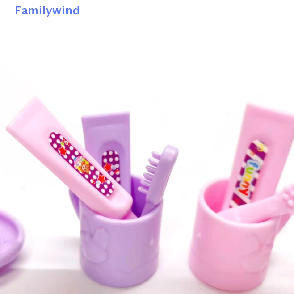 Set 13 Đồ Nội Thất Phòng Tắm Tỉ Lệ 1: 12 Trang Trí Nhà Búp Bê