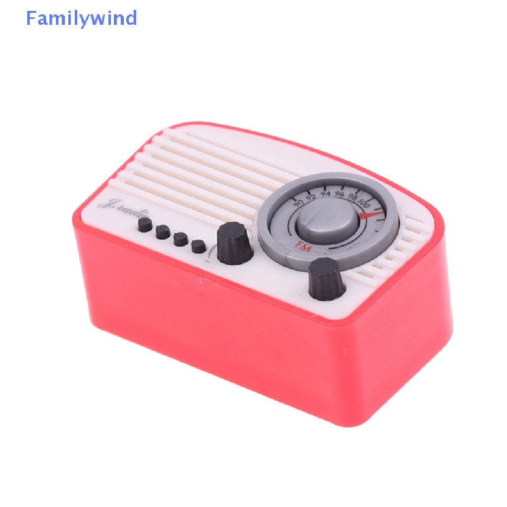 Mô Hình Radio Mini Trang Trí Nhà Búp Bê Phong Cách Retro