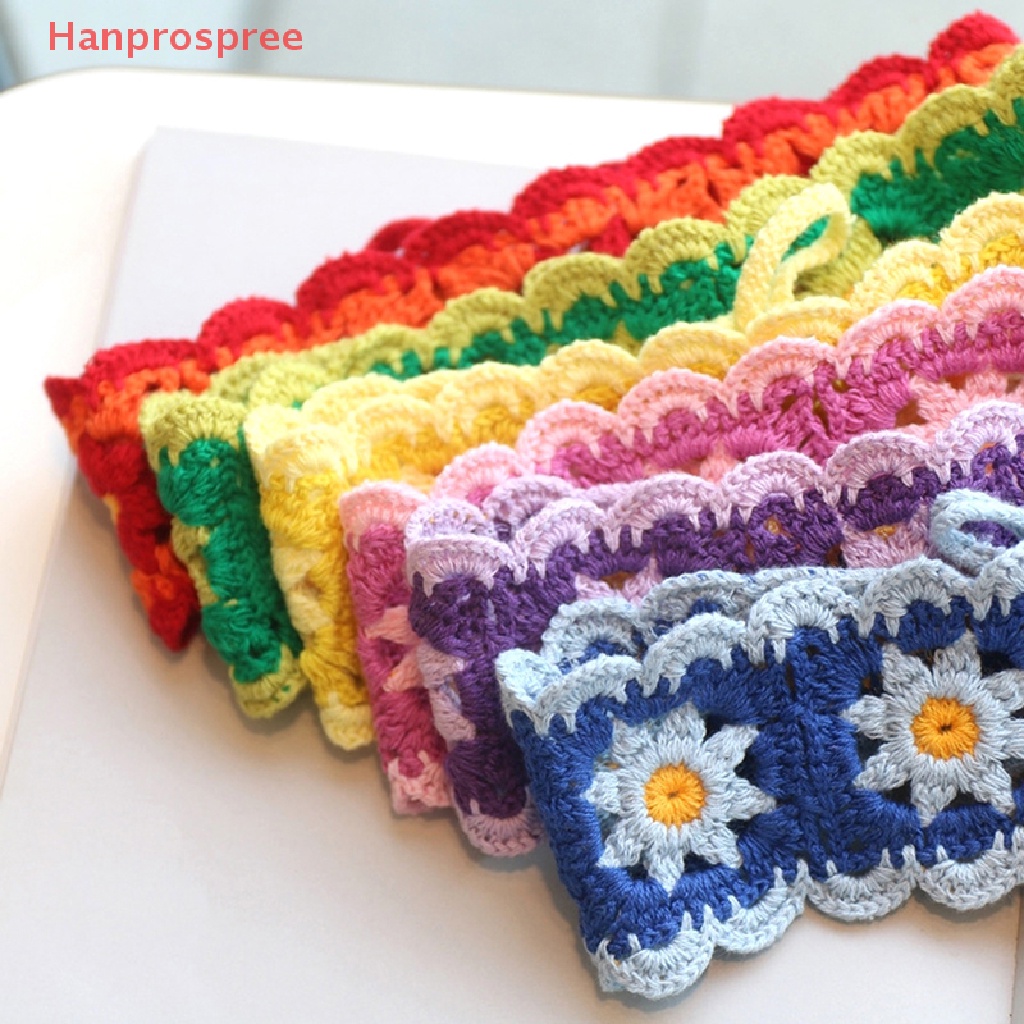 1 Băng Đô Đan Len Hình Hoa Nhiều Màu Sắc Cho Nữ