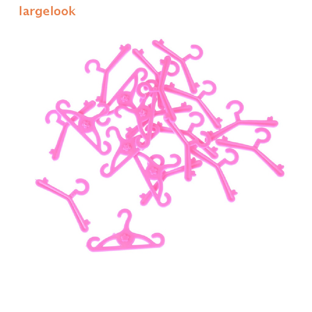 Set 20 Móc Treo Quần Áo Màu Hồng Dành Cho Búp Bê Barbie