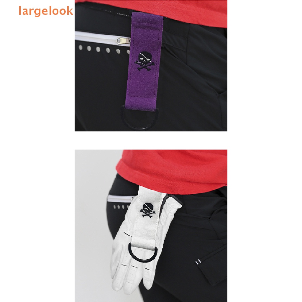 [Biglook] Khăn Lau Bóng Golf Polyester Hai Mặt Có Móc Treo Đa Ứng Dụng Làm Sạch Câu Lạc Bộ Thể Thao