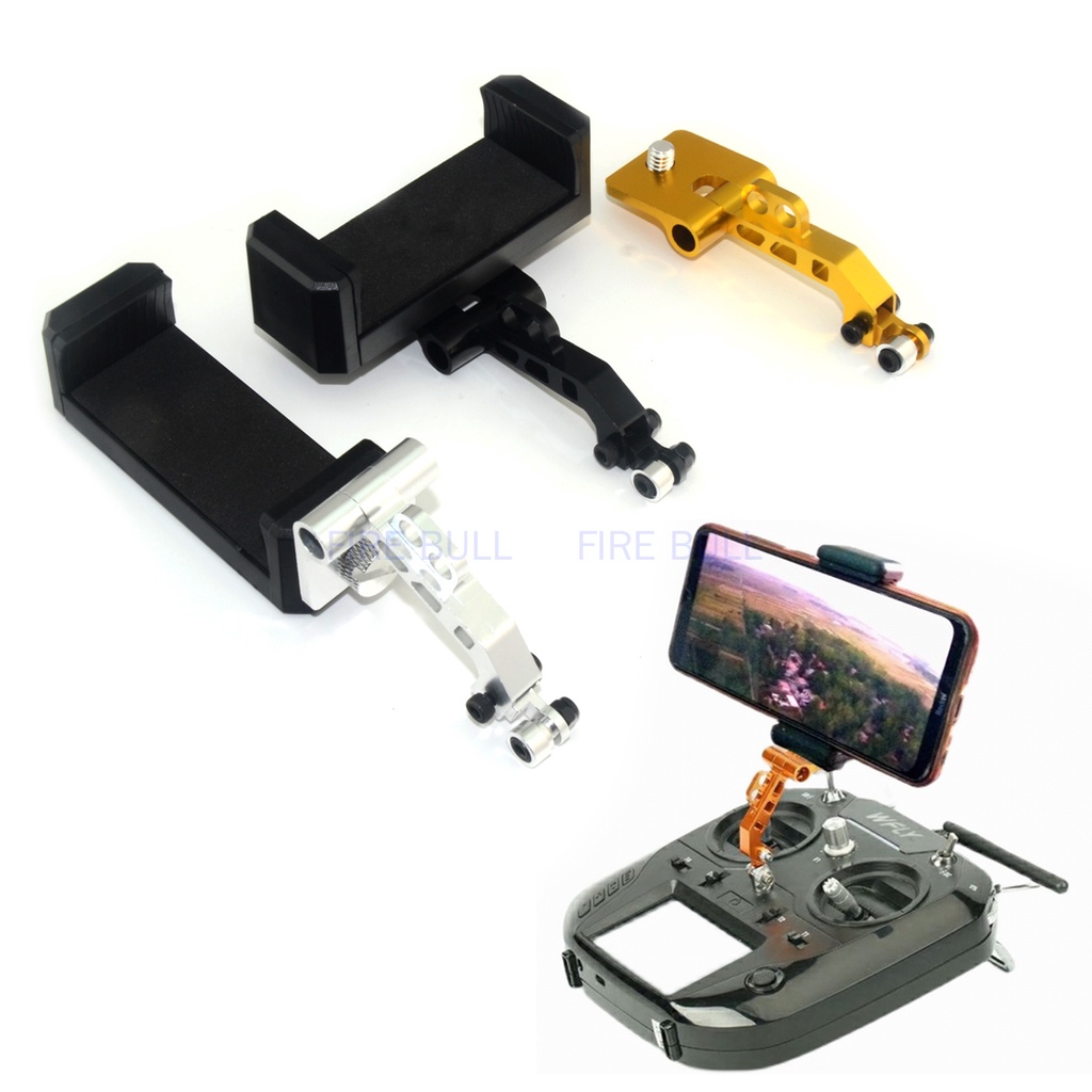 Màn Hình Giá Đỡ Điện Thoại Kẹp Giá Đỡ Gắn Hỗ Trợ FlySky FS-i6 i6S Bộ Điều Khiển Từ Xa RC Máy Phát Dr
