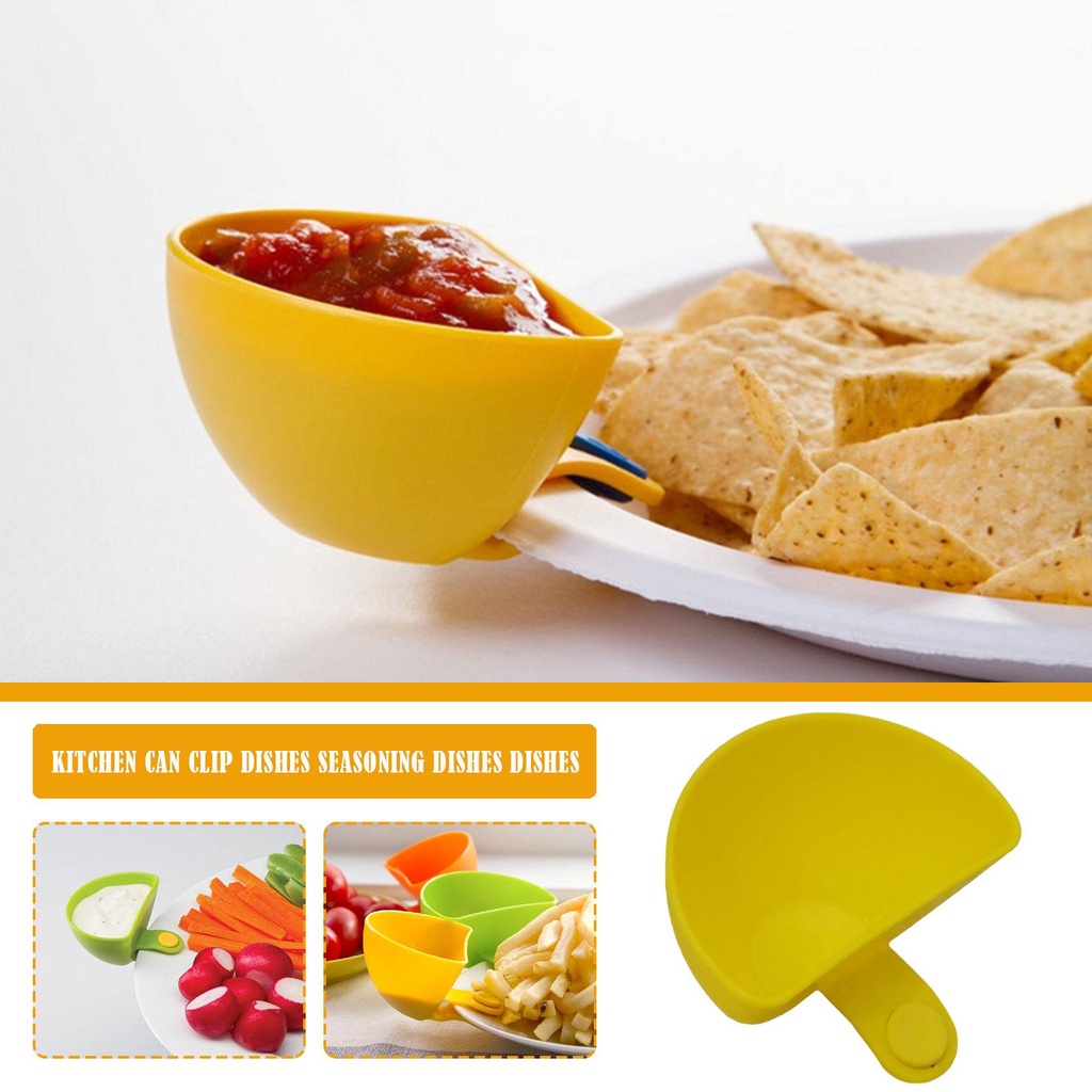 Chén Đựng Nước Sốt Salad Có Kẹp Tiện Dụng E9V3