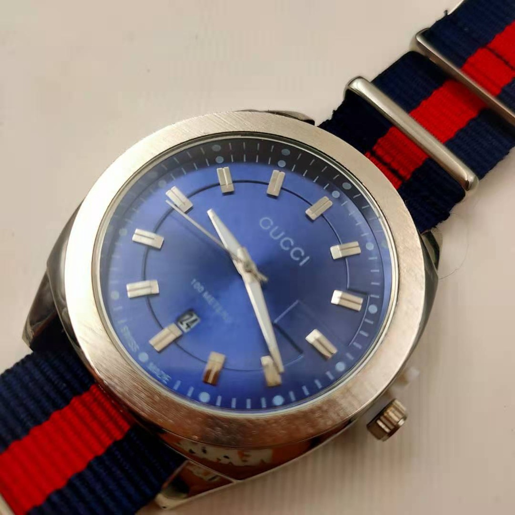 Đồng Hồ Quartz GG03 Hiển Thị Ngày Với Dây Đeo Nylon Thời Trang