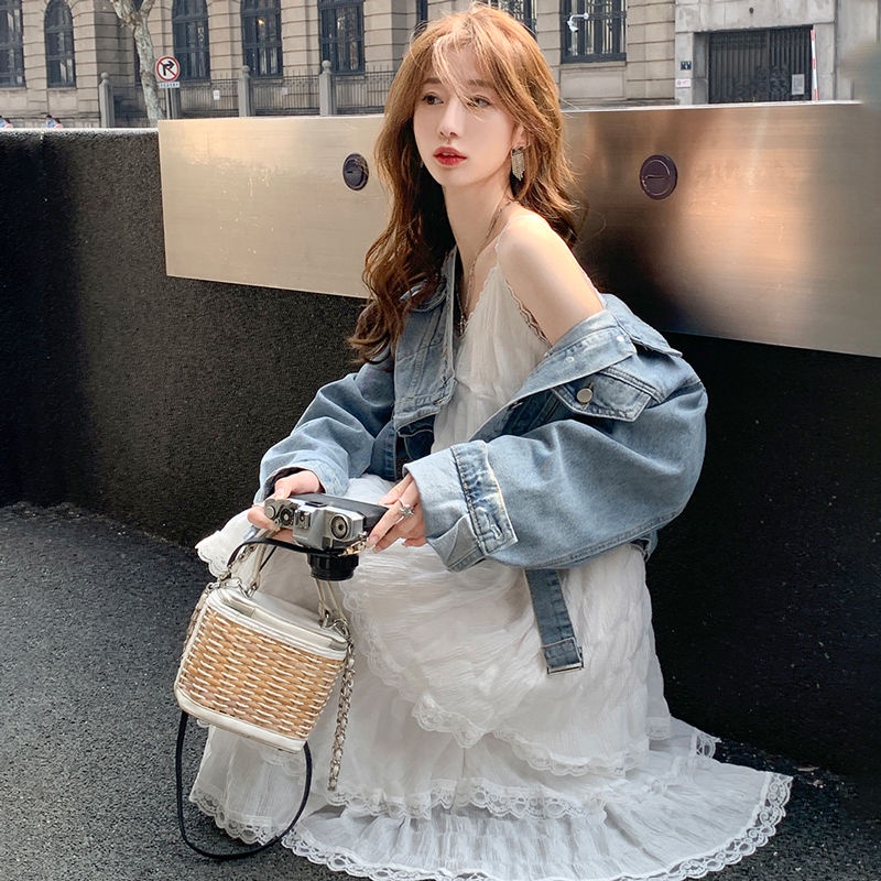 Đầm Cotton Trắng Không Tay Thời Trang Mùa Hè 2023 Mới Cho Nữ