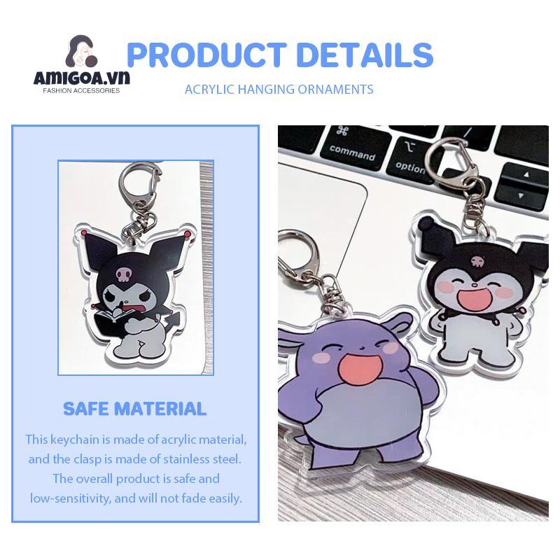 ✨✨SANRIO Móc Chìa Khóa Bằng Acrylic Hình Kuromi MELODY Dễ Thương