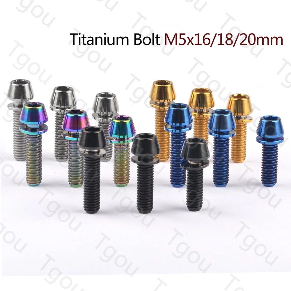 Bu Lông Đầu Lục Giác Bằng Titan M5x16mm M5x18mm M5x20mm Cho Xe Đạp