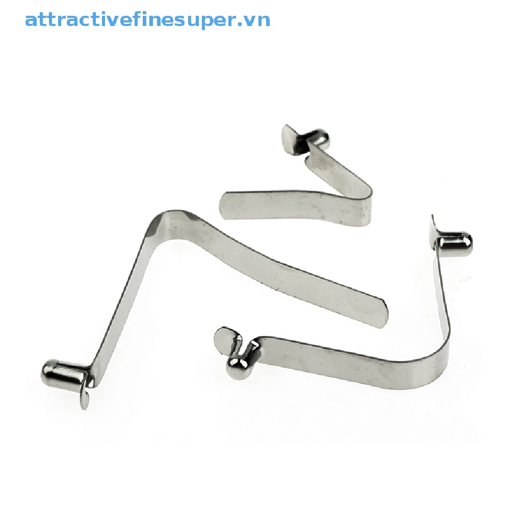 Set 10 Khóa Lò Xo Chữ V 6mm Bằng Thép Chuyên Dụng