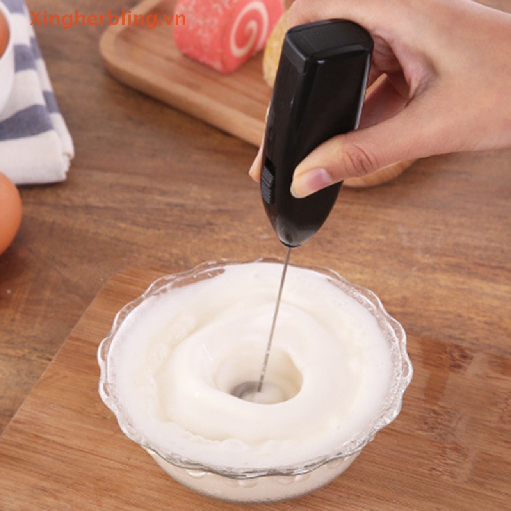 Máy Đánh Trứng / Khuấy Tạo Bọt Cà Phê XHB Cầm Tay Mini Chạy Điện