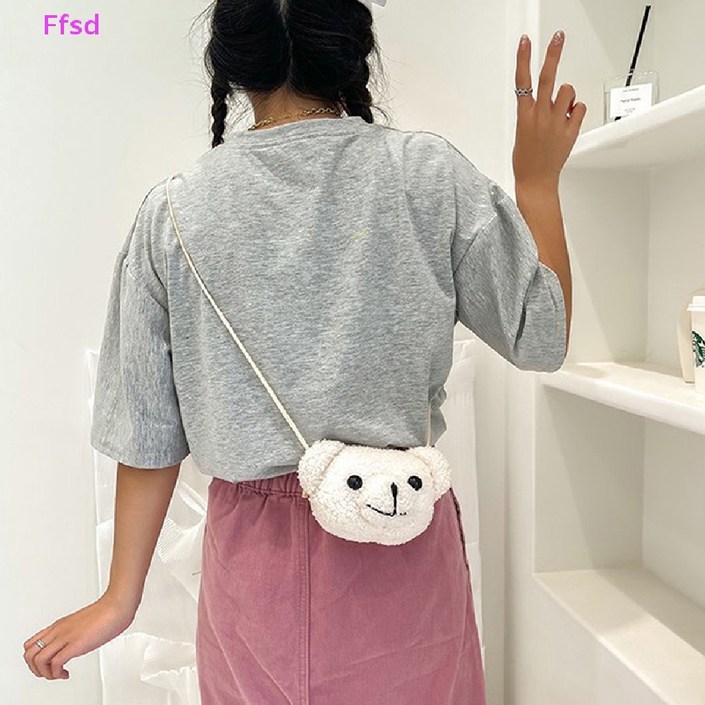 {Ffsd} Túi Đeo Vai Hình Gấu Bông Dễ Thương Dành Cho Trẻ Em