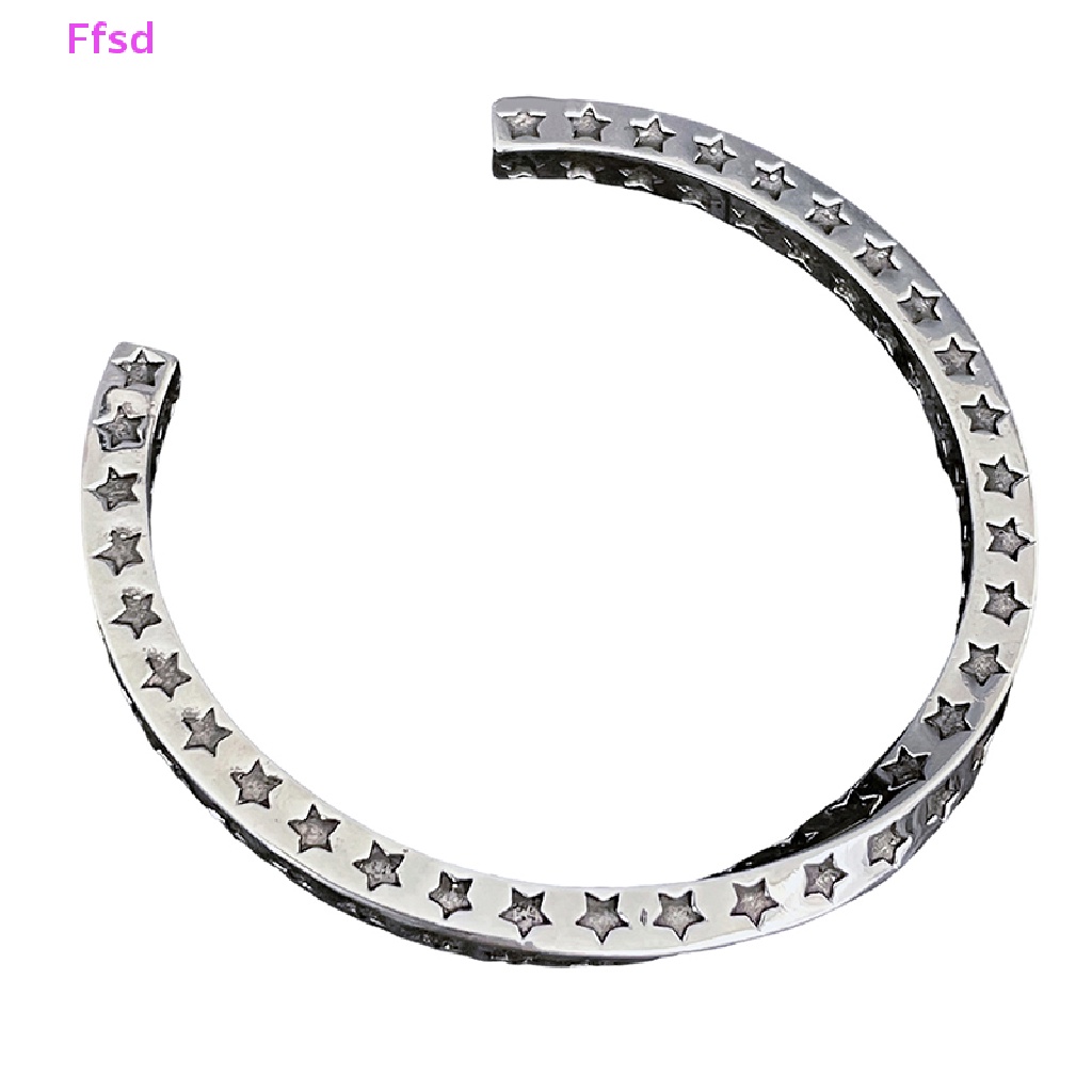 {Ffsd} Vòng Tay Dạng Xoắn Mạ Bạc Thời Trang Vintage Quà Tặng Bán Chạy Cho Nam Và Nữ