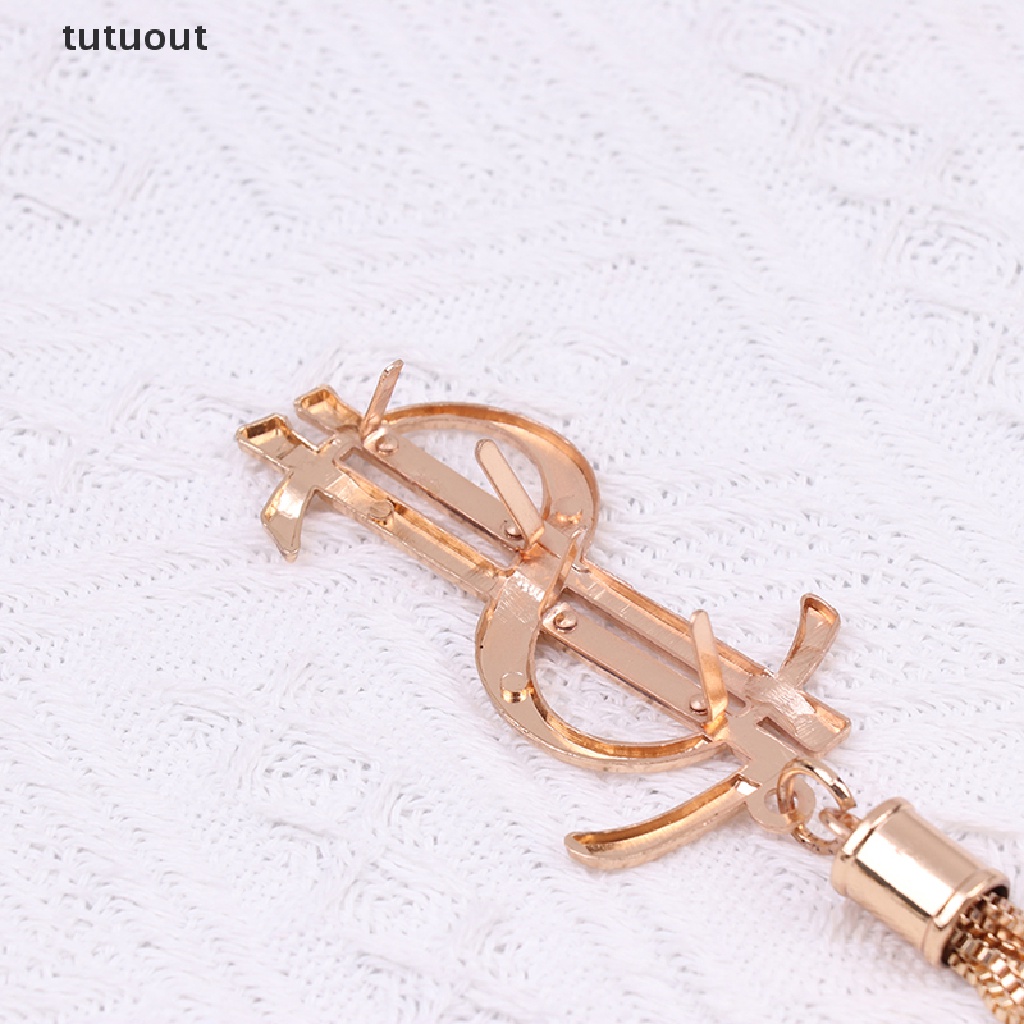 Khóa Kim Loại Gắn Túi Xách Phối Tua Rua Dễ Thương DIY