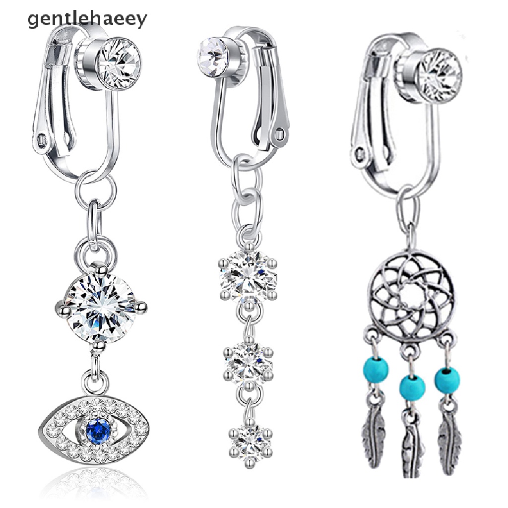 1 Khuyên Rốn Giả Dạng Kẹp Không Cần Xỏ Lỗ