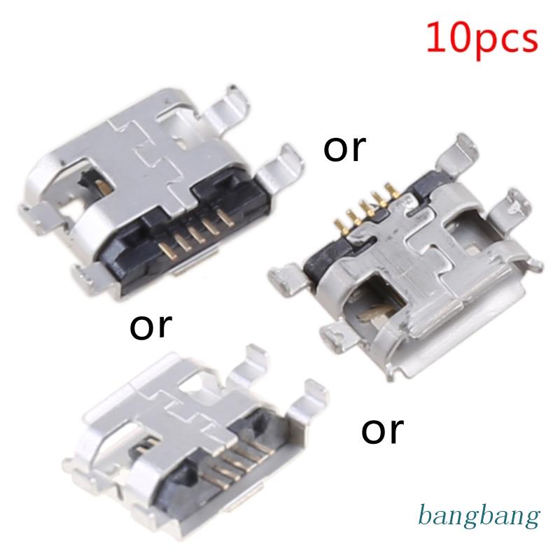 Set 10 Đầu Nối Micro USB Type B 5Pin 0.72mm Chuyên Dụng Cho Điện Thoại / Máy Tính Bảng