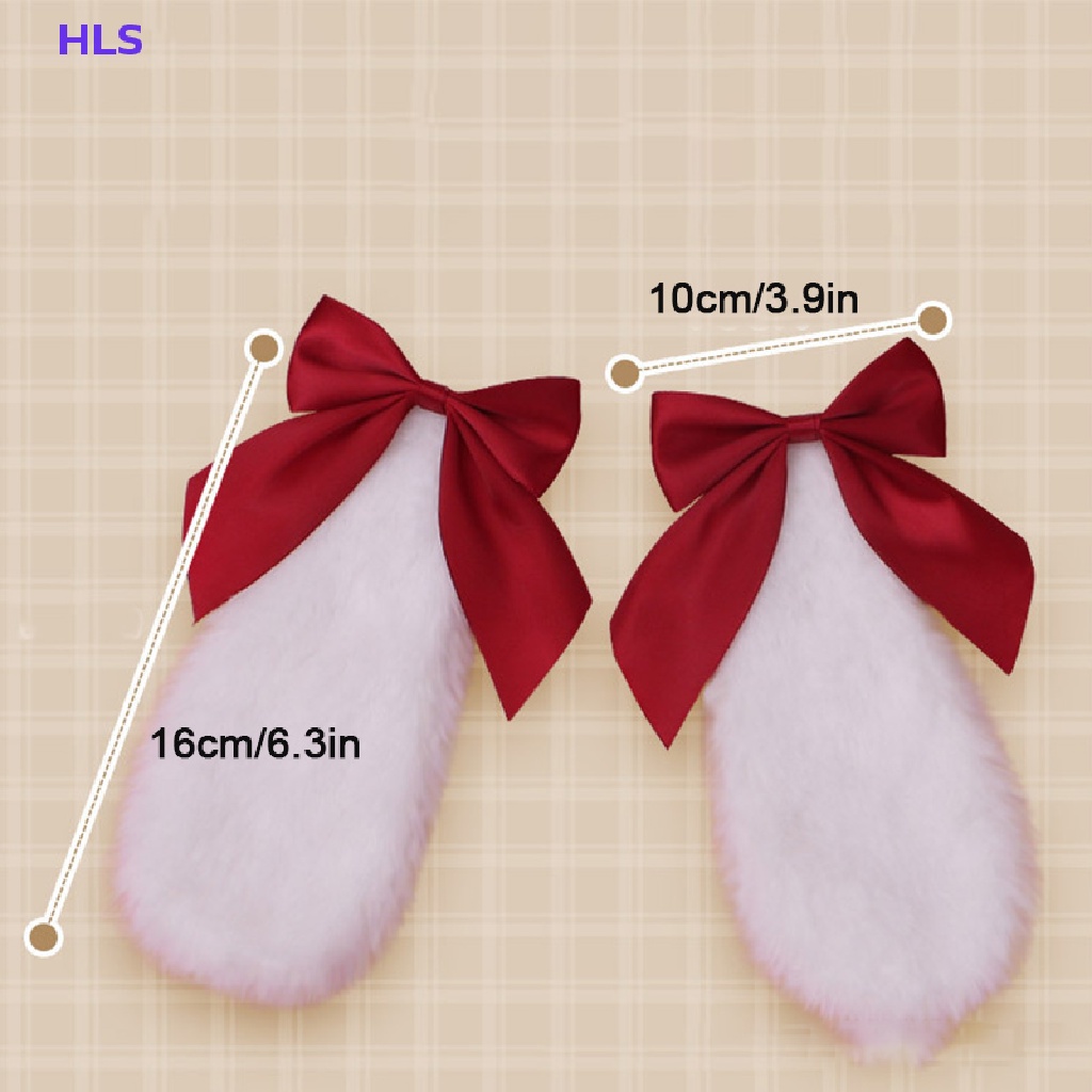 Kẹp Tóc Nơ / Thỏ Nhồi Bông Dễ Thương Dùng Hóa Trang Lolita