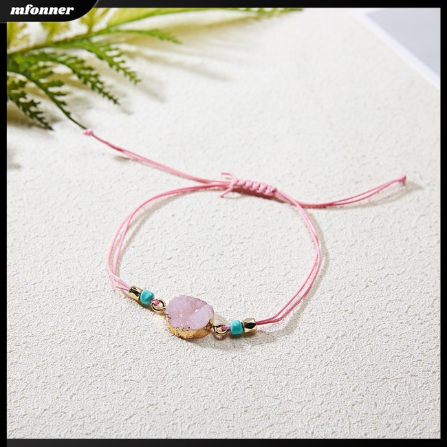 Vòng Tay Chuỗi Hạt Đá Tự Nhiên Thiết Kế Đơn Giản Thời Trang Cho Nữ