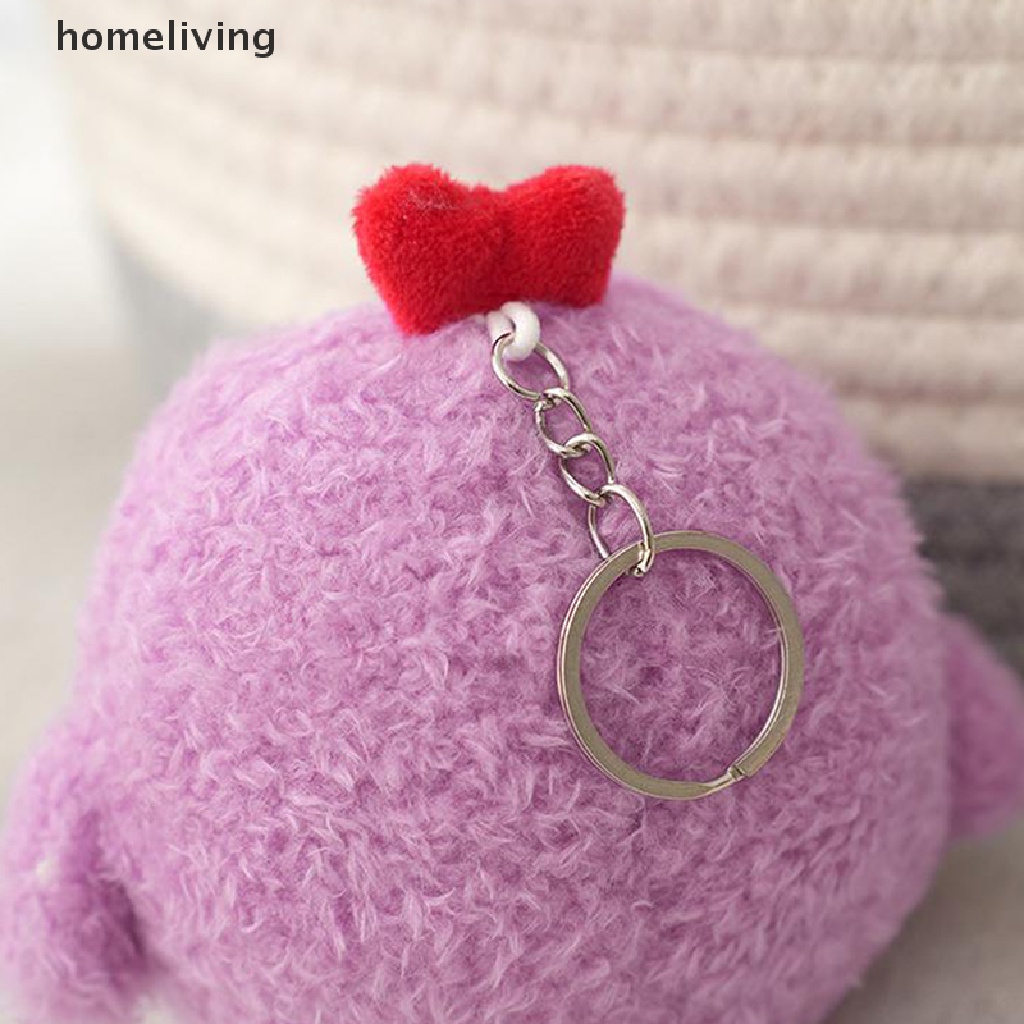 Móc Khóa Hình Gà Nhồi Bông 10cm Dễ Thương