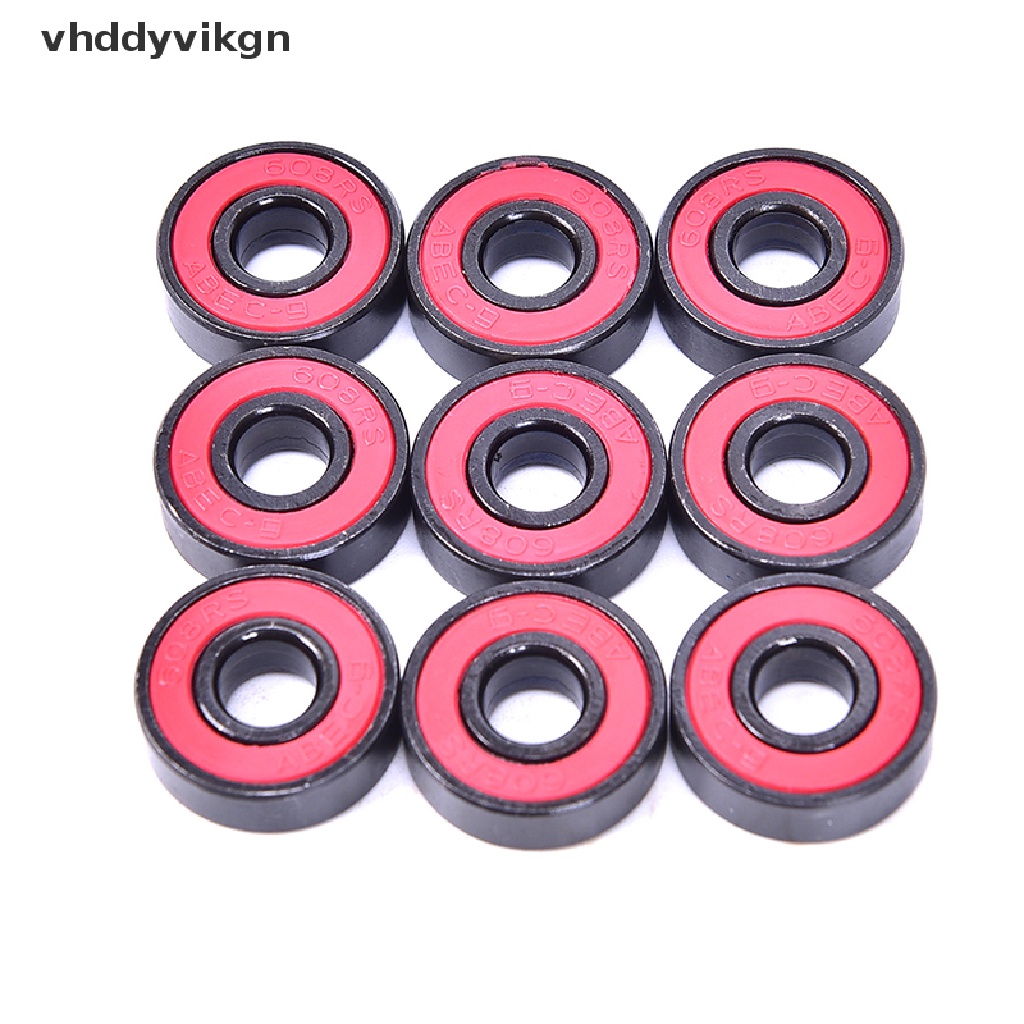 Set 10 Ổ Bi 608 2RS 608RS 608-2RS Bằng Thép Chuyên Dụng