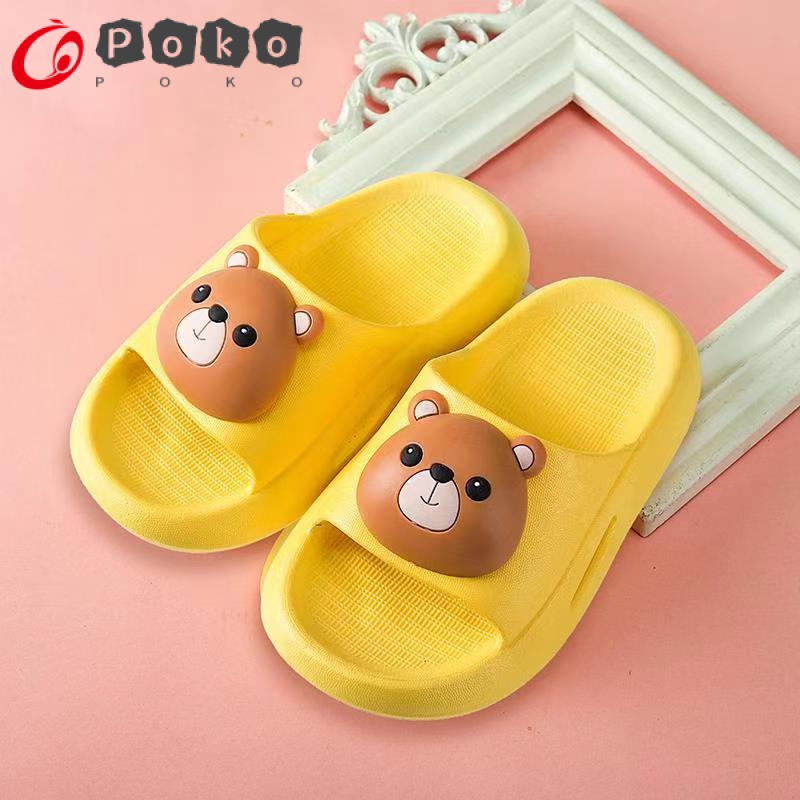 Dép Đi Trong Nhà Tắm Đế Mềm Hình Thỏ Hoạt Họa Thời Trang Xuân Hè Cho Bé Trai Gái