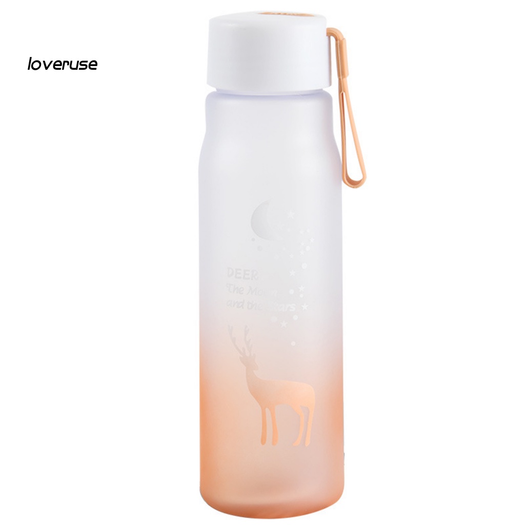 Bình Nước Thể Thao 600ml In Họa Tiết Hoạt Hình Dễ Thương Cho Bé