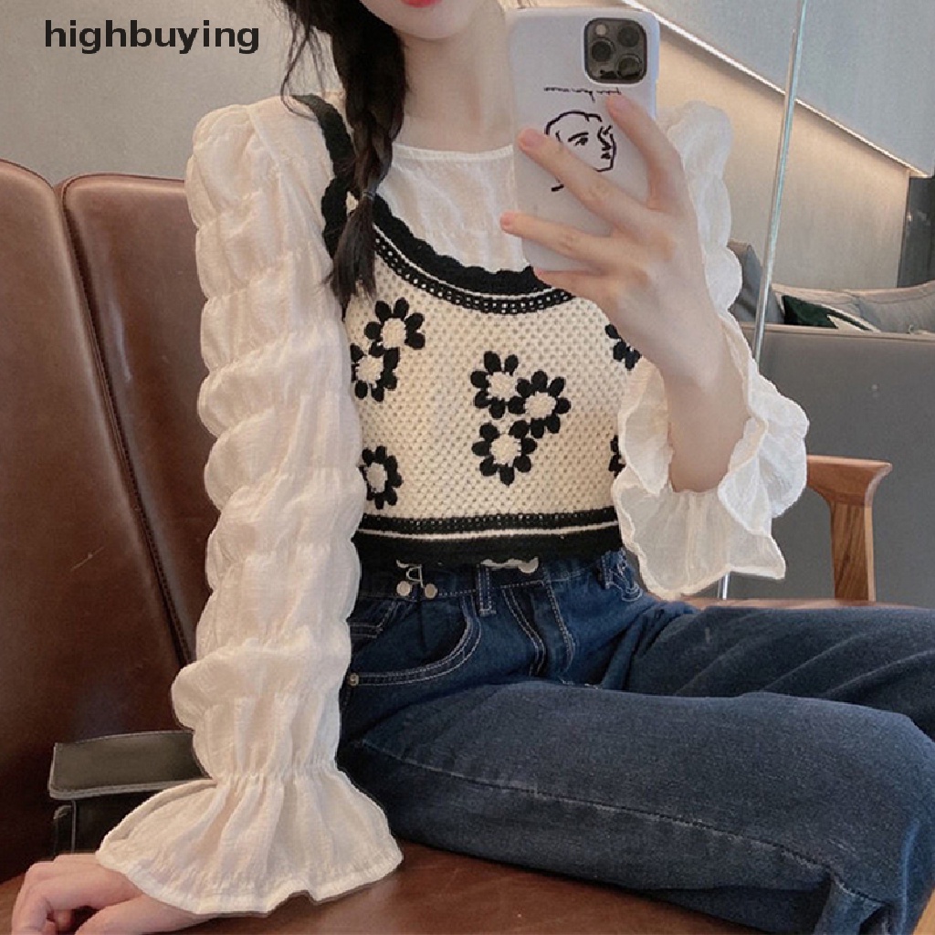 Áo Hai Dây Dệt Kim Thêu Hoa Phong Cách Dân Tộc Cho Nữ