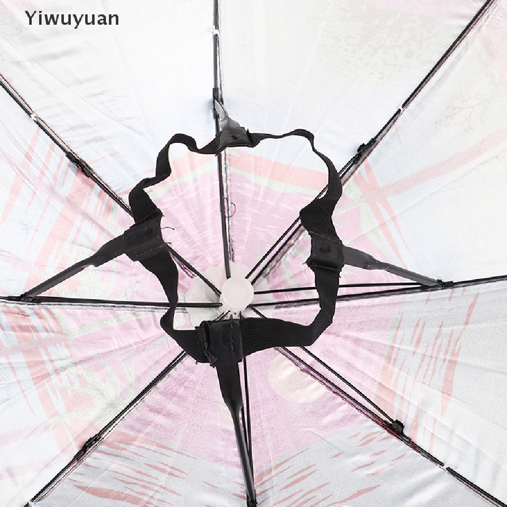 1 Chiếc Mũ Dù Đi Mưa Chống Nắng Gấp Gọn Tiện Lợi