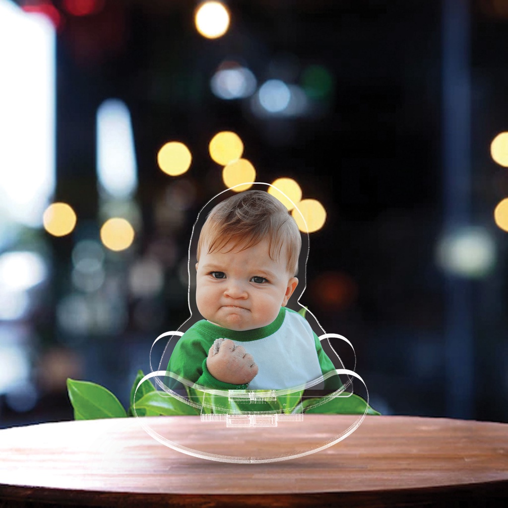 Standee mica lắc lư lật đật in theo yêu cầu đáng yêu cho bạn bè, người yêu