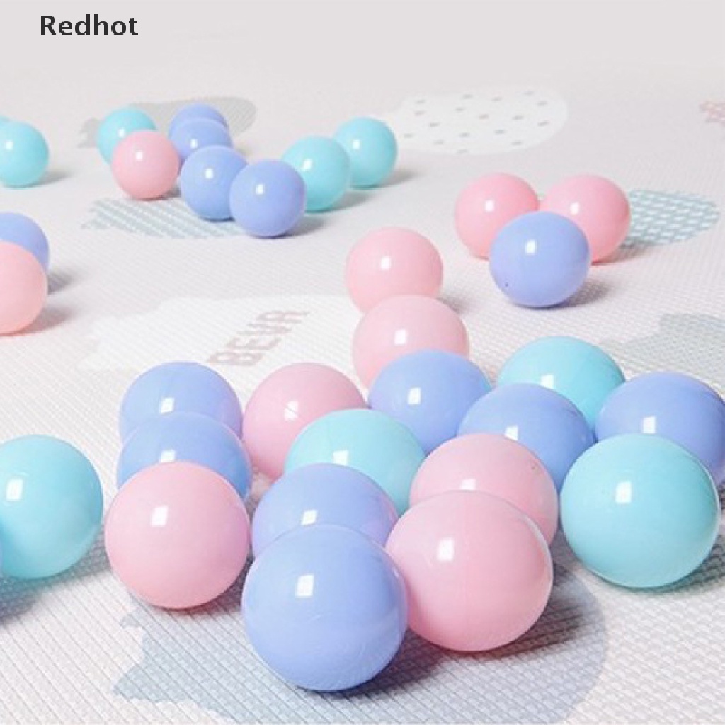 Bộ 100 / 200 Quả Bóng Nhựa Mềm Nhiều Màu Sắc Vui Nhộn Cho Bé